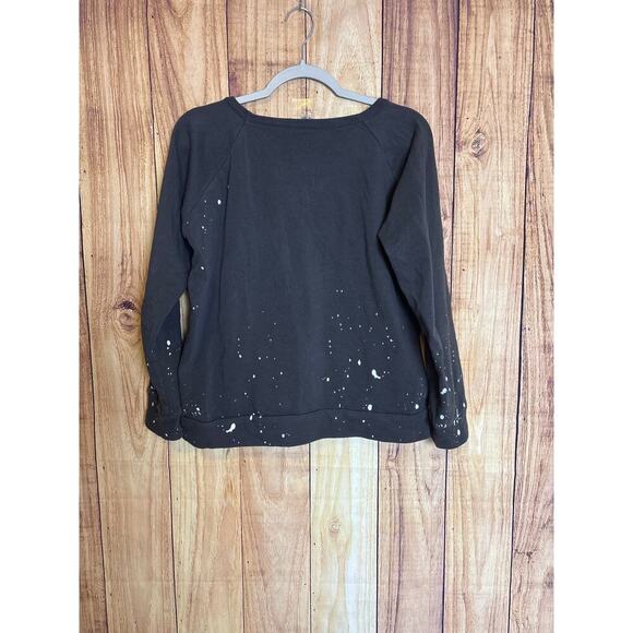 Peloton Chaser Paint Splatter Crewneck Sweatshirt Women's Size M - Picture 4 of 4